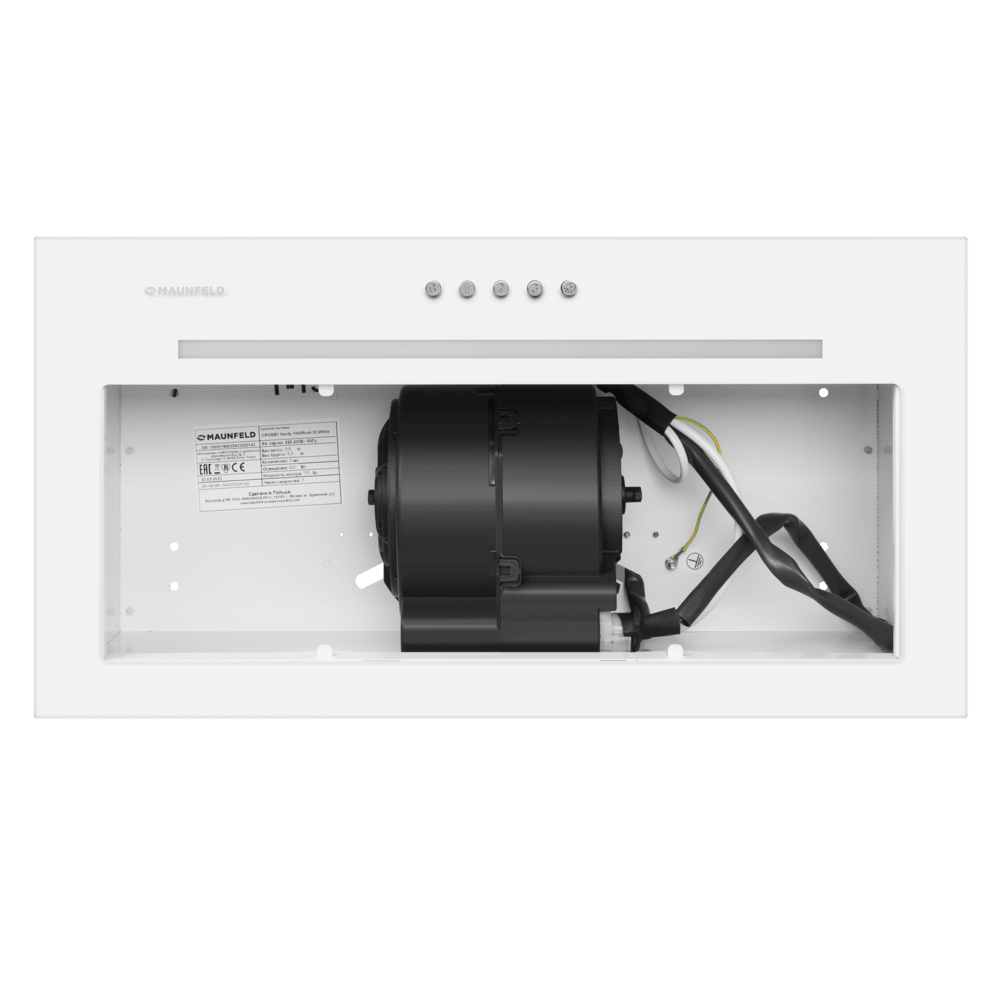 Кухонная вытяжка MAUNFELD Crosby Hardy 1000Push белый