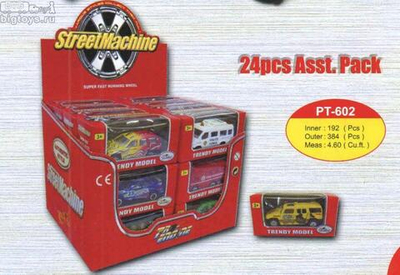 Машина ин. мет. город в ассорт.