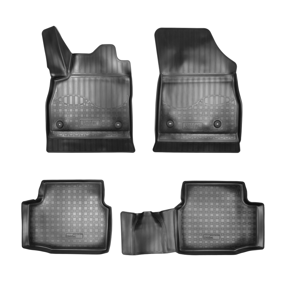 Ковры в салон Norplast/Unidec для Opel Astra в кузове K (2015-), Черный, арт.NPA11-C63-060