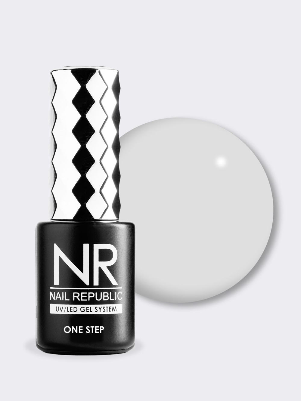 Nail Republic Гель-лак One Step 03 Молочный однофазный, 10 мл