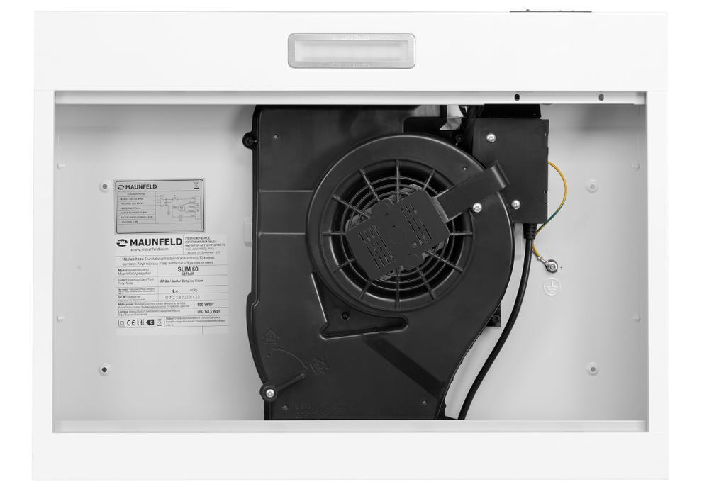 Кухонная вытяжка MAUNFELD SLIM 60 белый фото 4