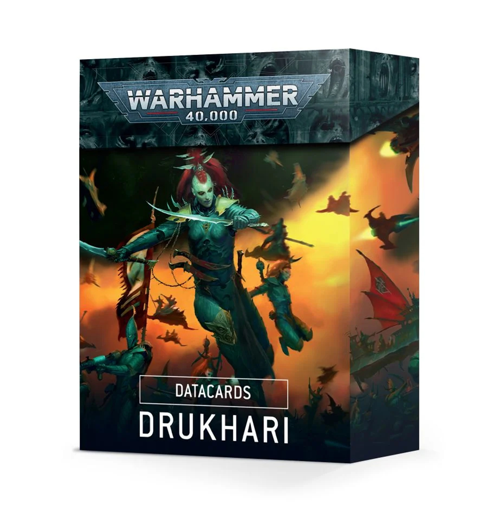Datacards: Drukhari 9 редакции на английском языке