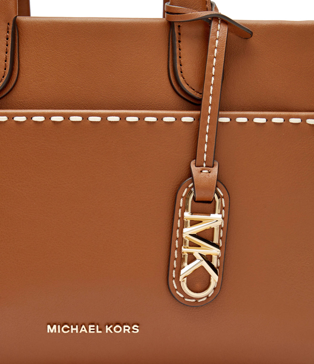 Кожаная сумка-трапеция Michael Kors - коричневый(30T4G3GM5L)