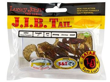 Твистеры съедобные LJ Pro Series J.I.B TAIL 2.0in (5,1 см), цв. PA03, 10 шт.