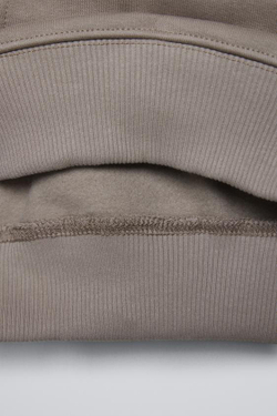 ZARA ХУДИ С НАДПИСЬЮ, СЕРО-КОРИЧНЕВЫЙ