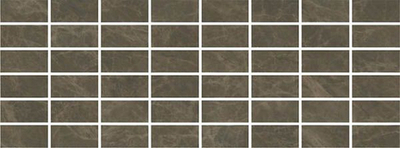 Декор Лирия коричневый мозаичный (MM15139)