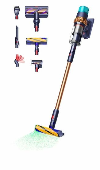 Вертикальный беспроводной пылесос Dyson Gen5 Detect Absolute SV23 (Blue / Copper)