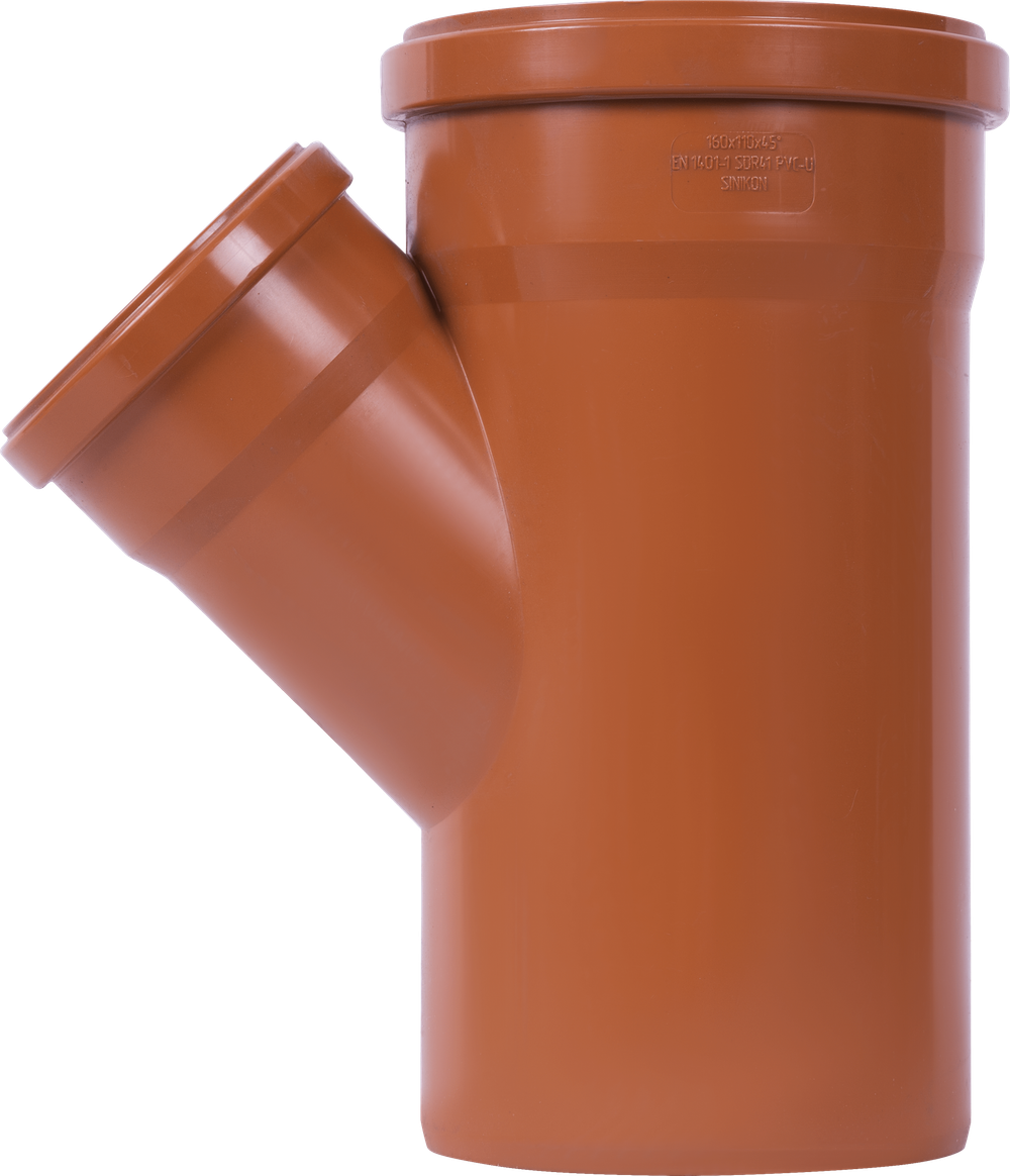 Тройник для наружной канализации Ostendorf KGEA 160 х 110 х 45°