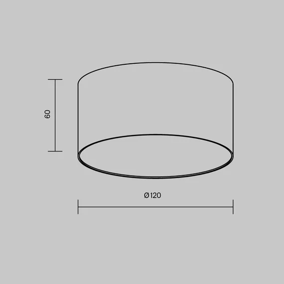 Потолочный светильник Зон / Zon 12 Вт 4000 К 120° Technical c032cl-12w4k-rd-w