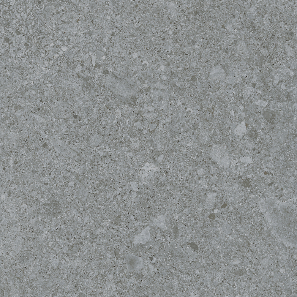 Керамогранит, LB Ceramics, Иней Tech, 600x600 мм, Темно-серый, Матовая, Плоская