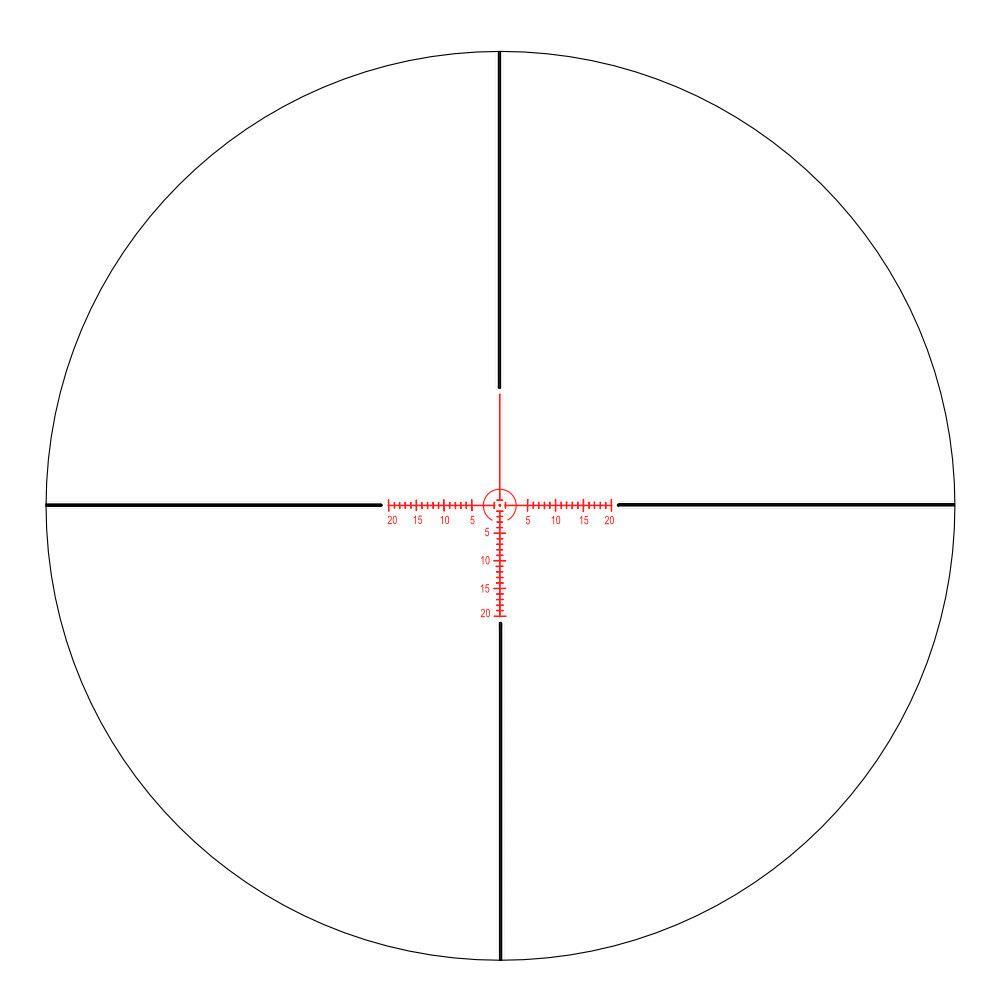 Прицел оптический Veber Black Russian 1-4х24 RG загонник