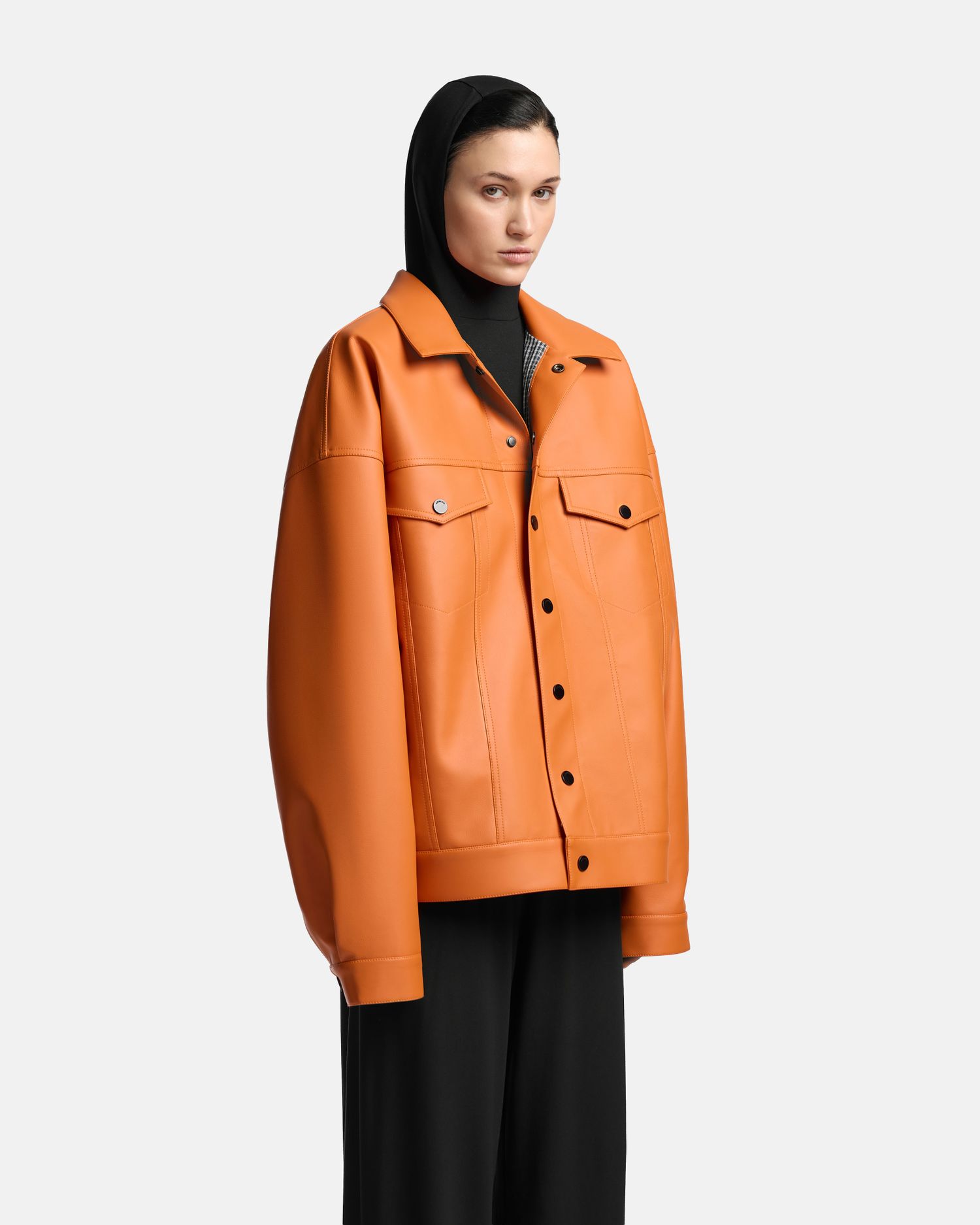 ДЖИНСОВКА ИЗ ЭКОКОЖИ