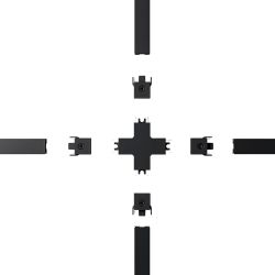 Коннектор X-образный для накладного шинопровода Arte Lamp