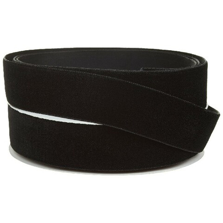 Лента декоративная (бархат) 25ммx10ярд (Черный)