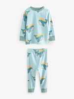 Пижама для мальчика Next 401-186, 3 шт., Голубой, Бежевый, Красный