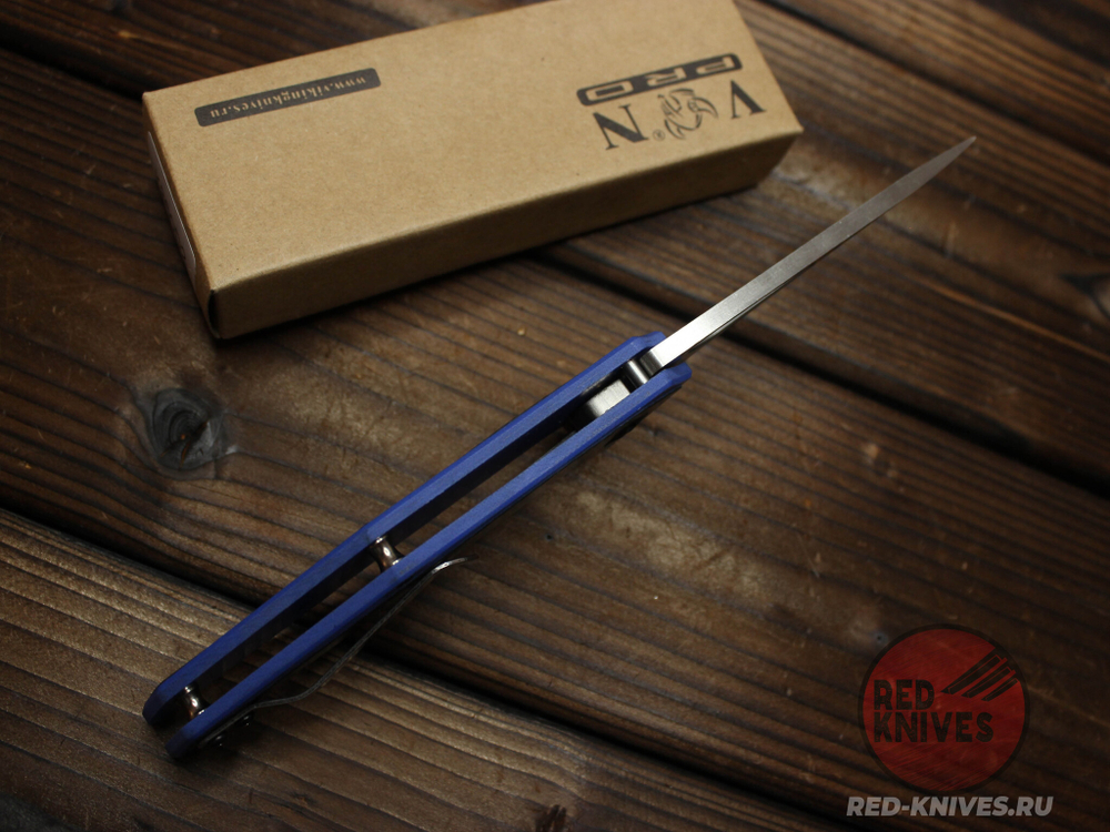 Компактный складной нож VN "BEETLE" K360D2 c клинком из стали D2, рукоять G10