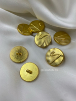 Пуговицы "S" лого Скиапар. золотые 17 мм скидка