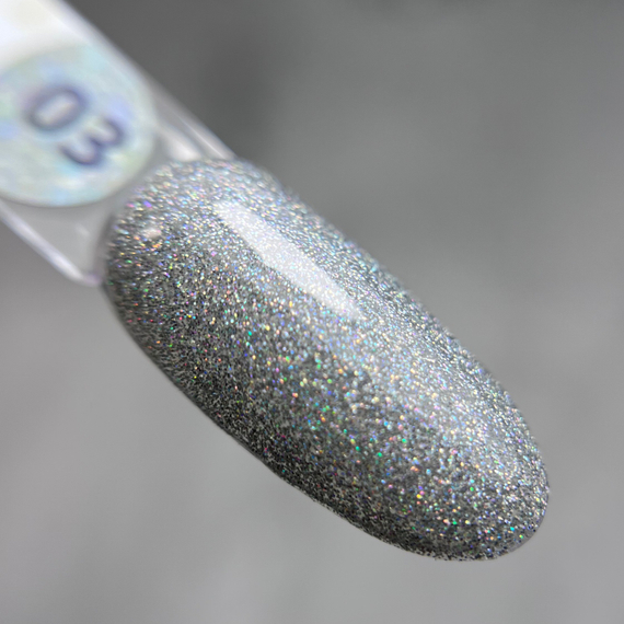 Гель-лак ТМ &quot;HIT gel&quot; №03 Shine Gray, 9 мл