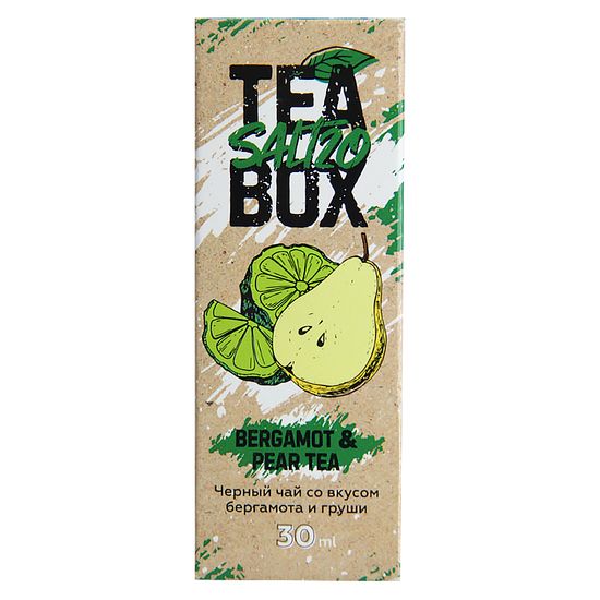 Жидкость Tea Box (30 мл, 20 мг STRONG SALT) Bergamot & Pear Tea
