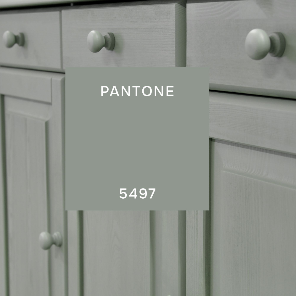 Тумба 132х39х83 Лена, 3 двери из массива сосны, с ящиками (нижняя часть буфета Лена), эвкалипт, Dipriz