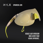Спортивные очки с диоптриями HILX Domain Shiny Crystal Khaki / Gold Lens
