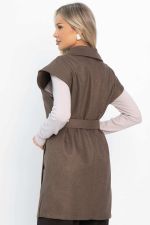 Жилет костюмный Жюлли (шоколад) Б14488-4М LT Collection