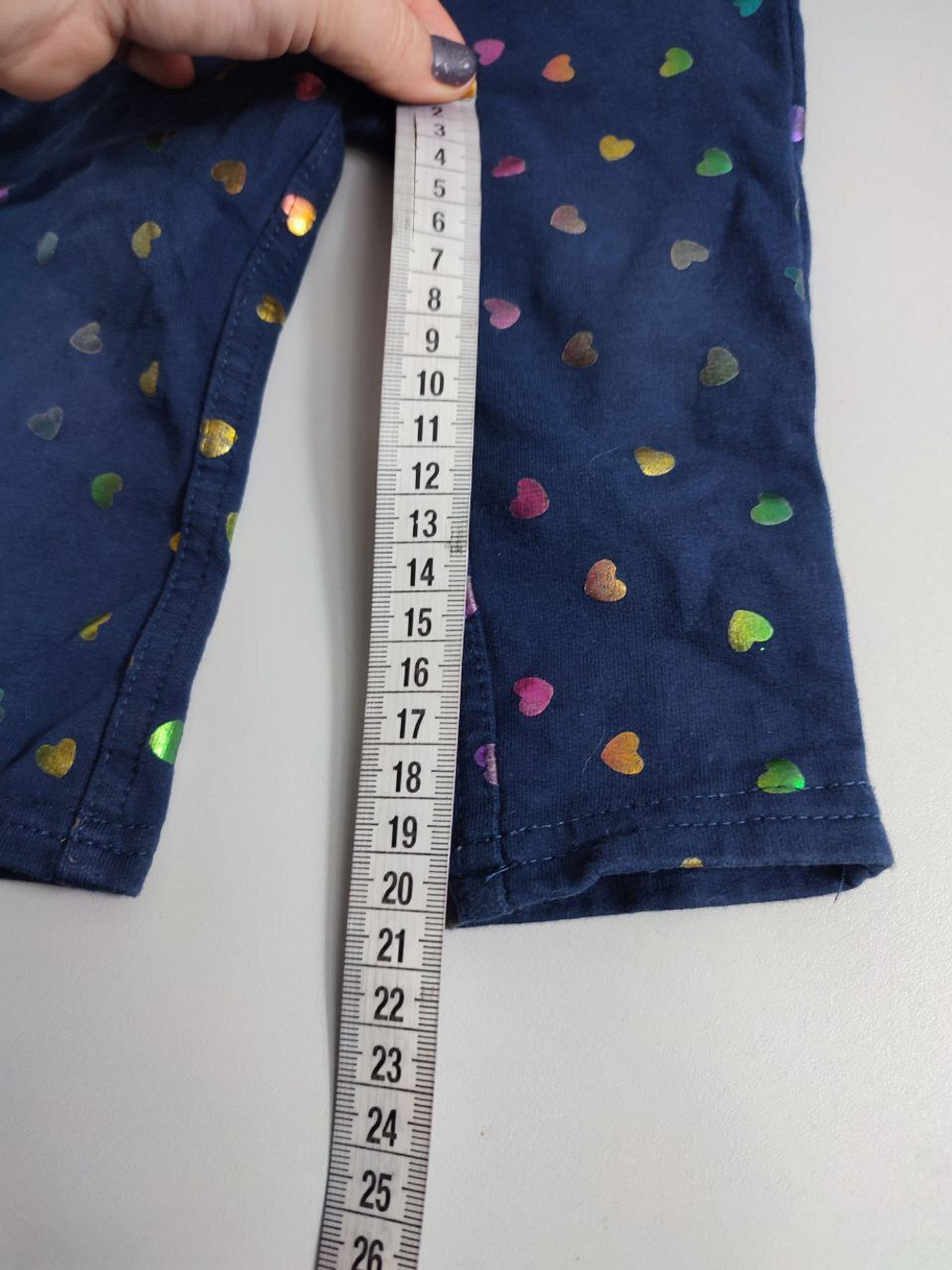 Штаны Voung Dimension с принтом сердец на 6-9 месяцев