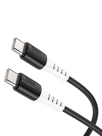 Кабель для быстрой зарядки и передачи данных hoco X82 PD силиконовый 60W