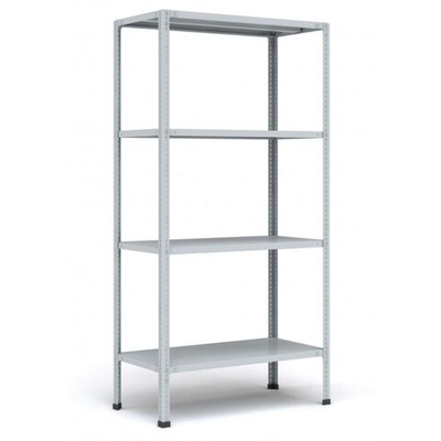 Стеллаж мет-л, 4 секц, 100х30х200 см, ПАКС, МС-234, 2284826