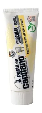 Pasta del Capitano Зубная паста Teeth and Gums Protection Turmeric & Propolis / Комплексная Защита, Куркума и Прополис 75 мл