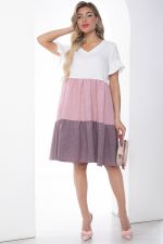 Платье "Летний поцелуй" (пыльная роза) П9054 LT Collection (Акция)