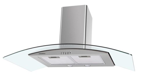 Кухонная вытяжка MAUNFELD Ancona PlusA 90 нержавеющая сталь\прозрачное стекло