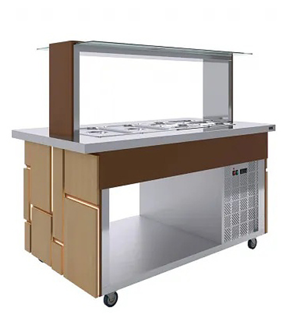 Салат-бар тепловой Luxstahl СБТ-1500 Premium