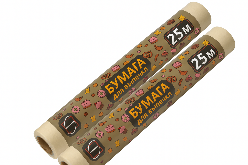 Бумага для выпечки ПП 38см*25м / 30 шт в ящ
