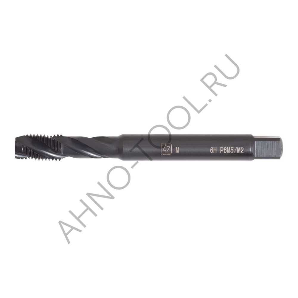 Метчик м/р М10х1,5 Р6М5/М2 DIN371 BLACK OXIDE, с винтовой канавкой, ТОЧИНТЕХ