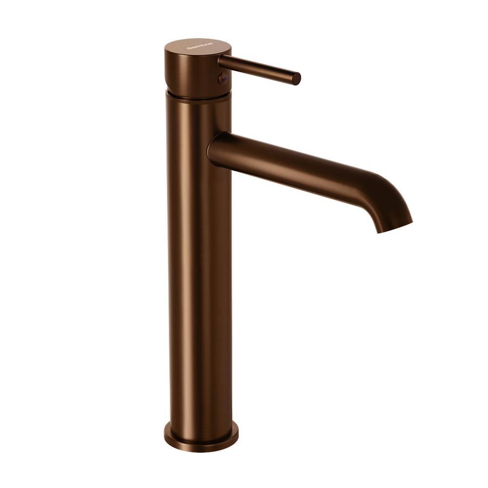 Смеситель для раковины высокий, розовое золото Damixa Scandinavian Pure 360250500