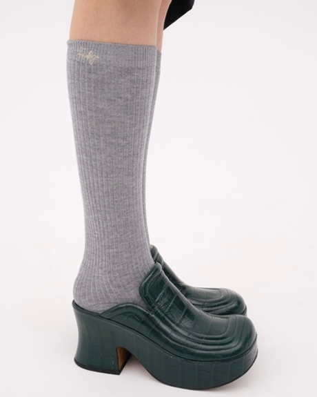 Гольфы в рубчик с шерстью Старая сумка