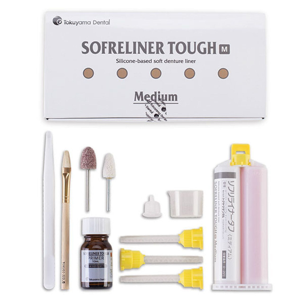 Софрелайнер Медиум /Sofreliner Tough M medium материал для перебазировки съемных зубных протезов (To