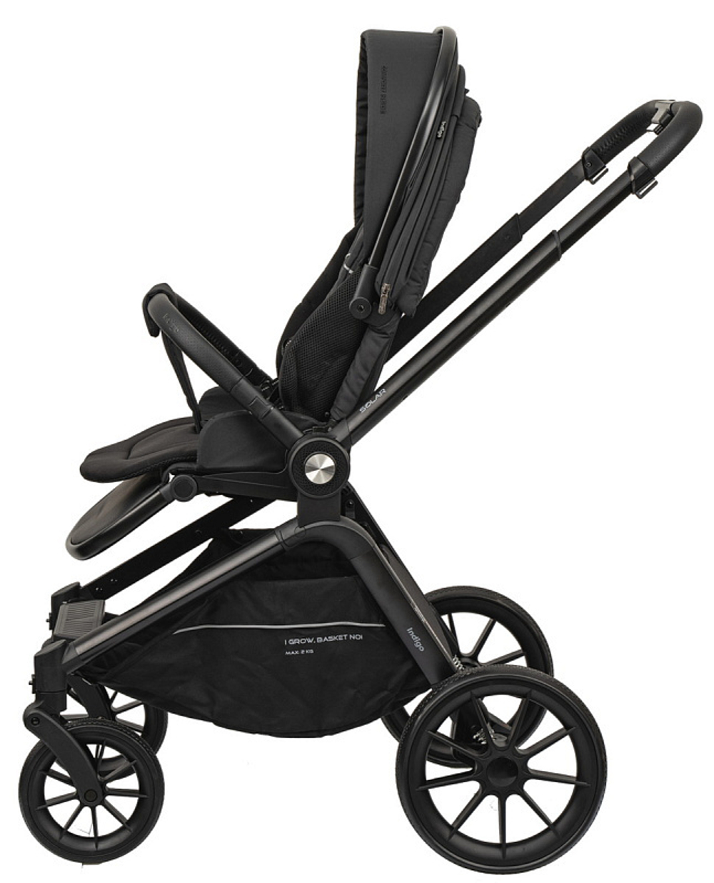 Детская коляска Indigo Solar 3 в 1 черный