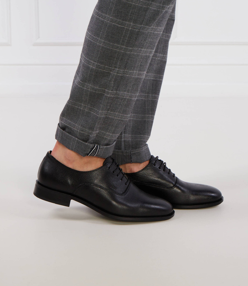 Кожаные броги colby_oxfr_gr BOSS BLACK - черный(50492957)