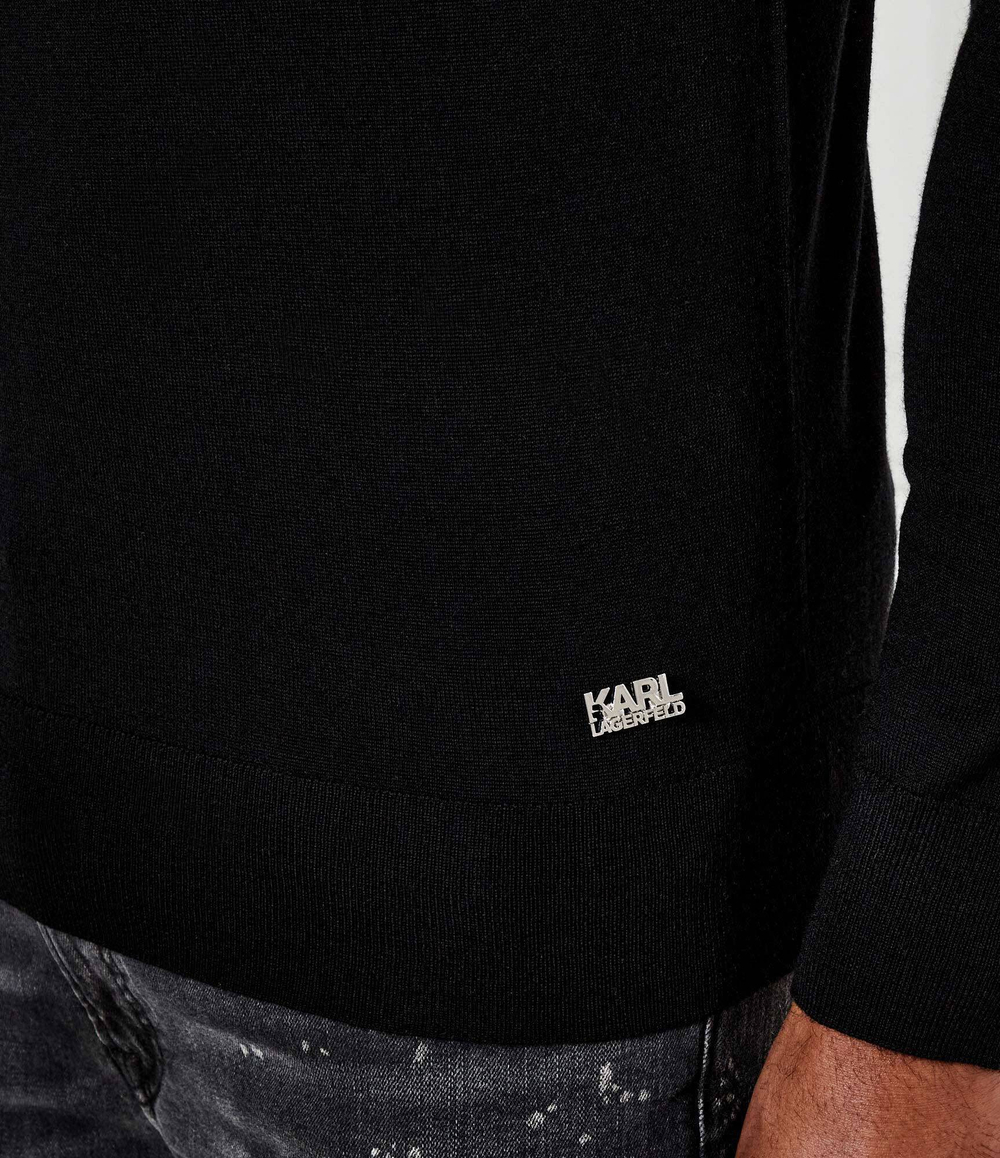 Шерстяной гольф Karl Lagerfeld - черный(655094 551309)