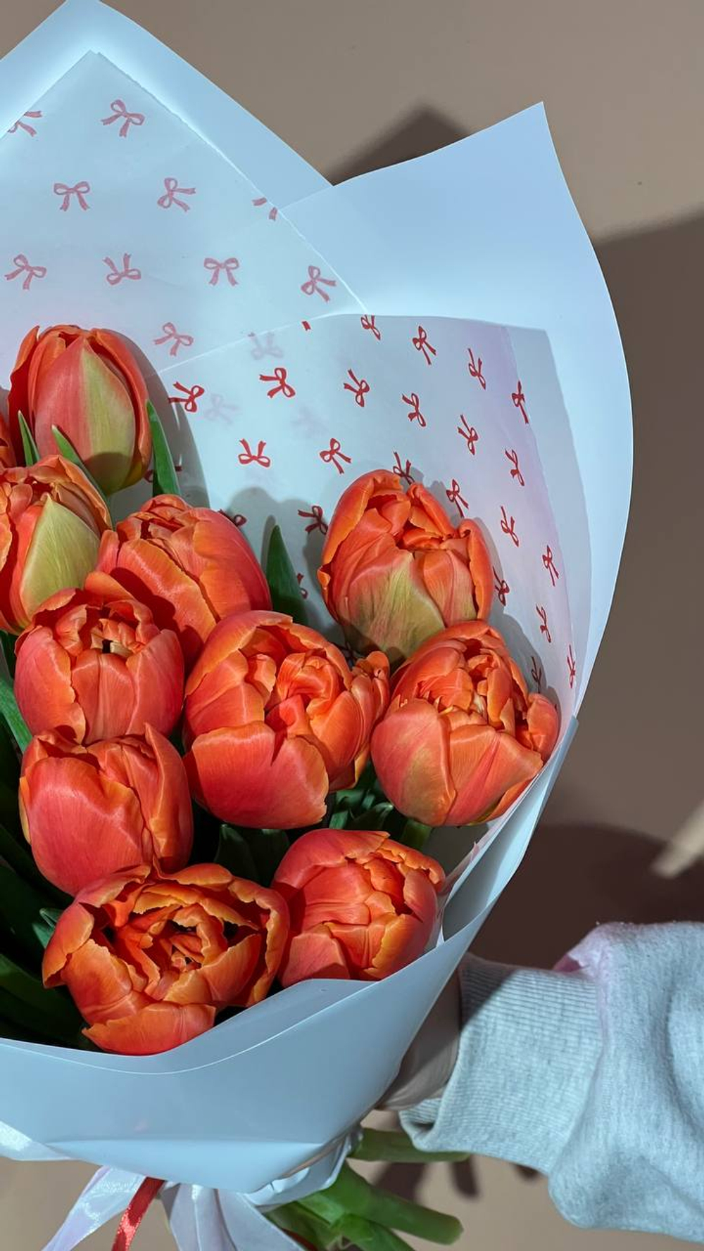 Букет "Яркая весна", Тюльпаны 15шт