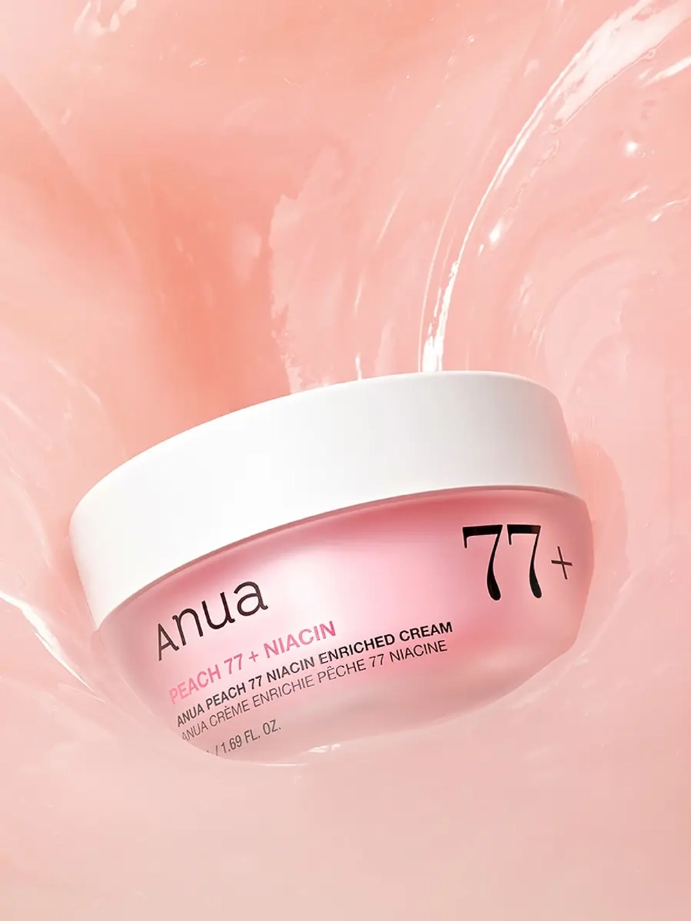 Anua Интенсивный крем-пудинг для гладкой и сияющей кожи Peach 77% Niacin Enriched Cream 50 мл