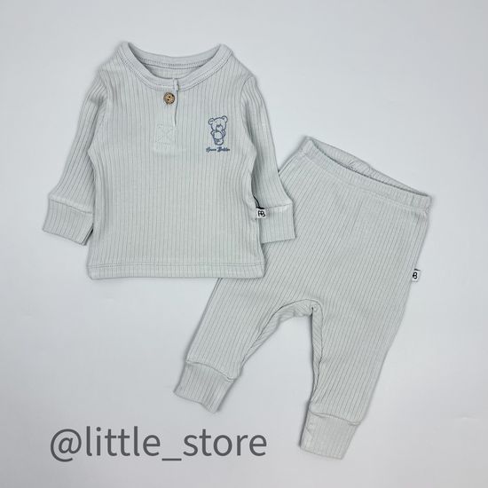 Комплект "Original" из фактурного хлопка, Серая дымка