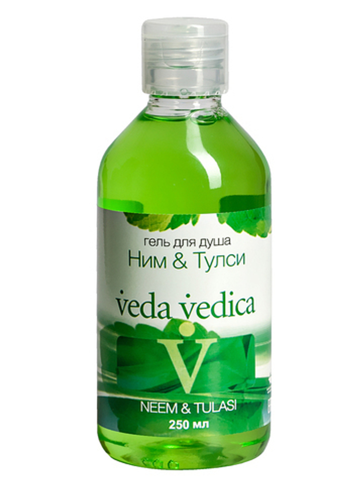 Гель для душа Veda Vedica Ним и Тулси Успокаивает и смягчает, улучшает кровообращение 250 мл