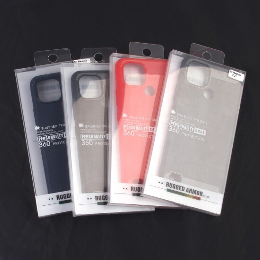 Противоударный чехол для Realme C21, 009508 Красный