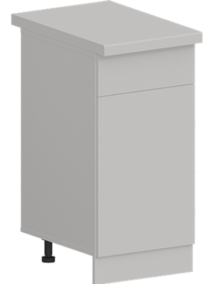 Кухня Модуль ШН1Я 400 Графит / Белый