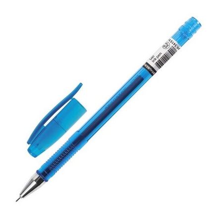 Ручка гелевая Brauberg Income, синяя, 0.5мм, стержень игла