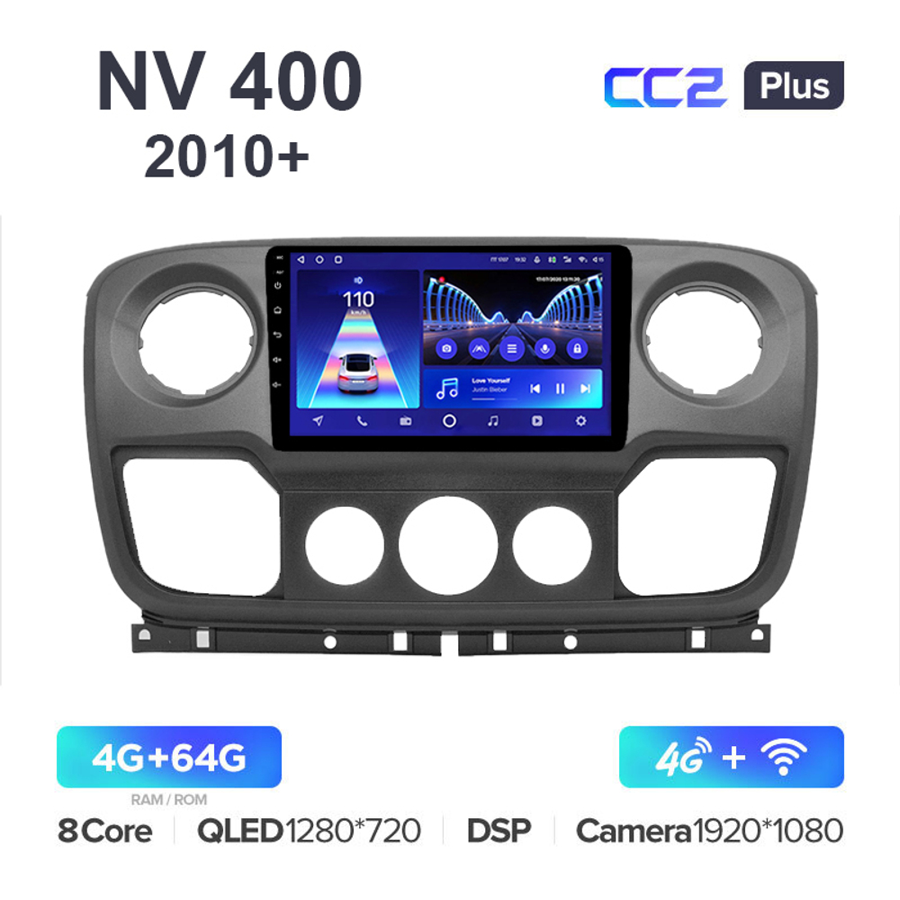 Teyes CC2 Plus 9"для Nissan NV 400 2010+