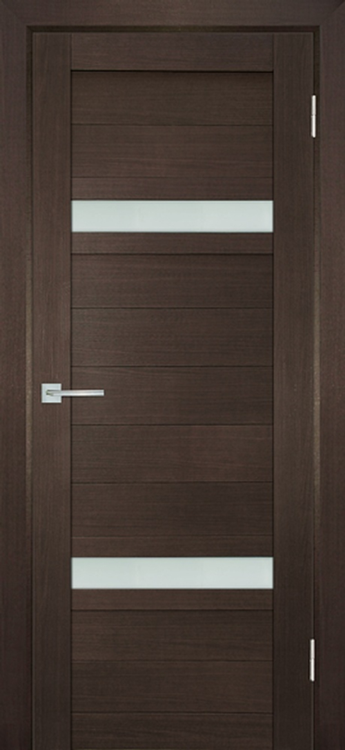 Дверь ТЕХНО-705 / Цвет Венге / белый сатинат / Двери МАРИАМ